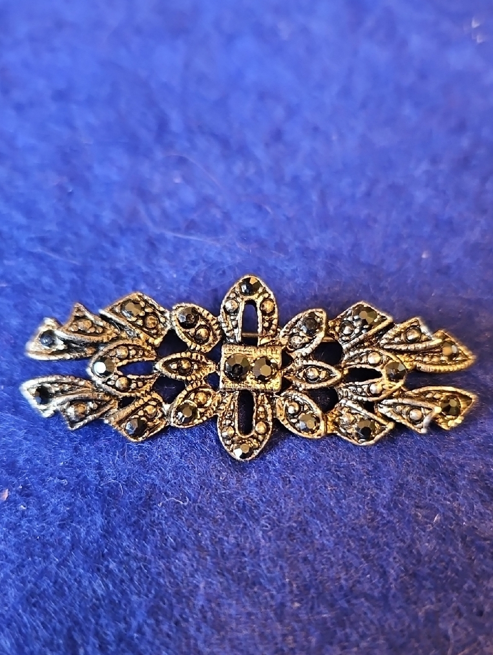 Vintage Marcasite Art Deco Or Victorian Style Brooche